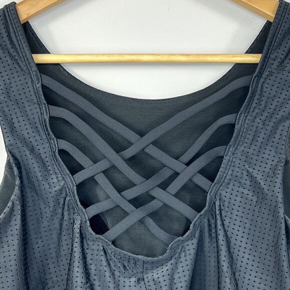 Calia by Carrie Underwood Black Strappy Crop Top Tank Top Bra Size XL - Picture 7 of 11